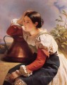 Young Italian Girl by the Well royalty portrait Franz Xaver Winterhalter